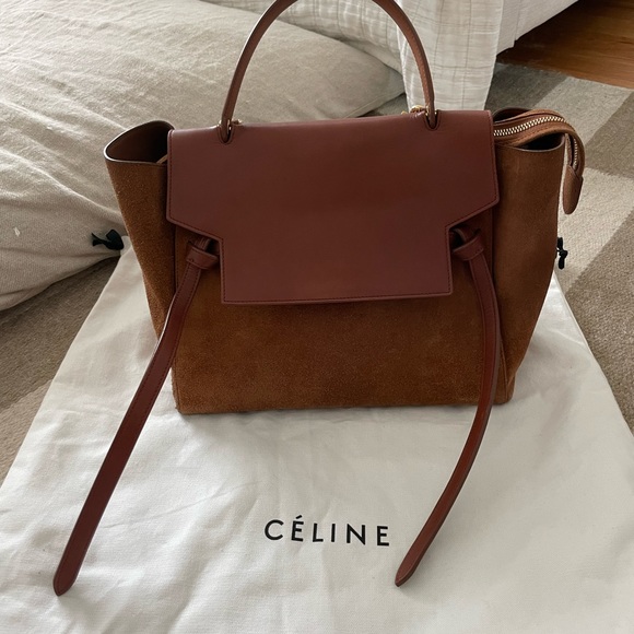 Celine Handbags - Celine suede mini belt bag
